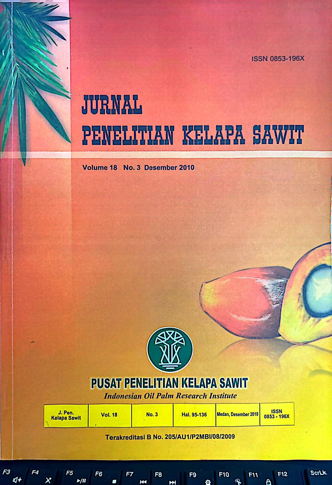 JURNAL PENELITIAN KELAPA SAWIT VOL. 18 NO. 3 TAHUN 2010