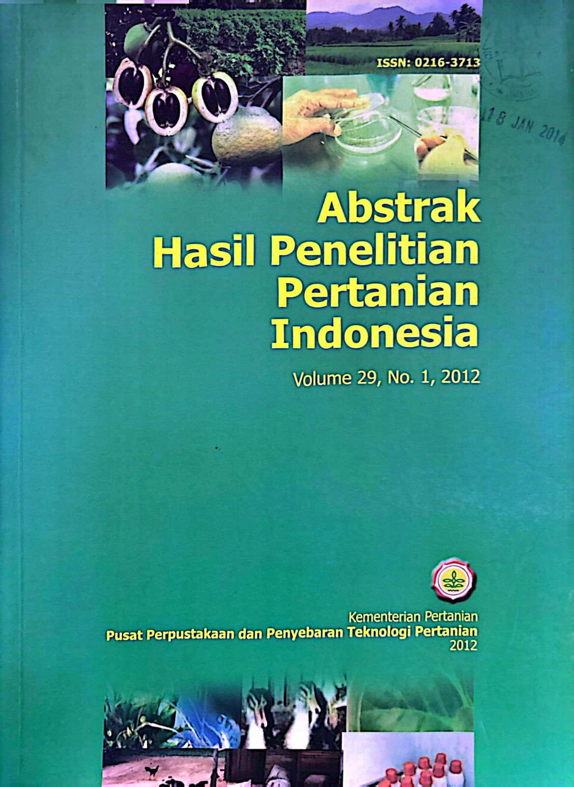 ABSTRAK HASIL PENELITIAN PERTANIAN INDONESIA. VOL. 29(1), 2012