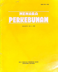 MENARA PERKEBUNAN NO. 53 TAHUN 1985