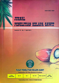 JURNAL PENELITIAN KELAPA SAWIT VOL. 19 NO. 1 TAHUN 2011