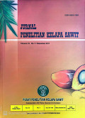 JURNAL PENELITIAN KELAPA SAWIT VOL. 19 NO. 3 TAHUN 2011