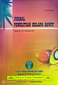 JURNAL PENELITIAN KELAPA SAWIT VOL. 20 NO. 3 TAHUN 2012