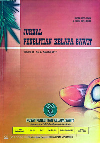 JURNAL PENELITIAN KELAPA SAWIT VOL. 25 NO. 2 TAHUN 2017