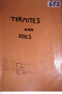 TERMITES AND SOILS