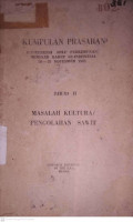 KUMPULAN PRASARAN2 KONPERENSI AHLI PERKEBUNAN / SEMINAR KARET SE-INDONESIA 26-29 NOPEMBER 1962