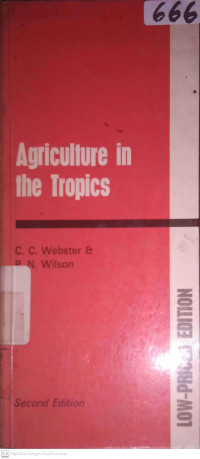 AGRICULTURE IN THE TROPICS