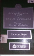 BIOCHEMICAL BASIS OF PLANT BREEDING