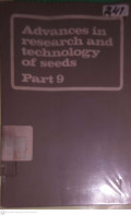 ADVANCES IN RESEARCH AND TECHNOLOGY OF SEEDS