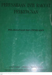 PERUSAHAAN INTI RAKYAT PERKEBUNAN