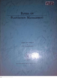 PAPER ON PLANTATION MANAGEMENT