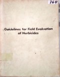 GUIDELINES FOR FIELD EVALUATION OF HERBICIDES