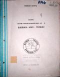 KOMISI TEHNIS PERKEBUNAN KE - III BUDIDAJA KOPI - TJOKLAT : DJILID DUA