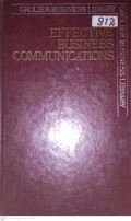 GROLIER BUSINESS LIBRARY. EFFECTIVE BUSINESS COMMUNICATIONS