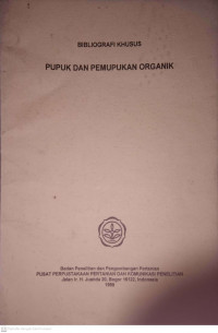 PUPUK DAN PEMUPUKAN ORGANIK