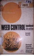 WEED CONTROL HANBOOK VOLUME I. PRINCIPLES