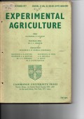 EXPERIMENTAL AGRICULTURE VOL. 13 (4), OCTOBER 1977