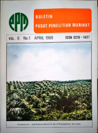 BULETIN PUSAT PENELITIAN MARIHAT, VOL. 6 (1), APRIL 1986