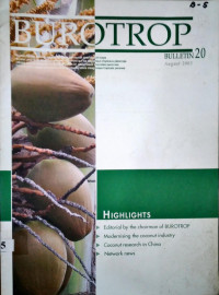 BUROTROP. BULLETIN 20 AUGUST 2003.