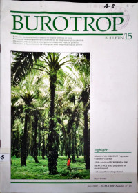 BUROTROP BULLETIN 15. JULY 2001