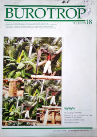 BUROTROP. BULLETIN 18, SEPTEMBER 2002