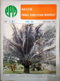 BULETIN PUSAT PENELITIAN MARIHAT. VOL. 4 (1), APRIL 1984