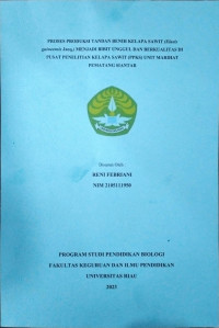 PROSES PRODUKSI TANDAN BENIH KELAPA SAWIT (Elaeis guineensis Jacq.) MENJADI BIBIT UNGGUL DAN BERKUALITAS DI PUSAT PENELITIAN KELAPA SAWIT (PPKS) UNIT MARIHAT PEMATANG SIANTAR