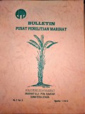 BULETIN PUSAT PENELITIAN MARIHAT VOL. 2 (2), AGUSTUS 1982