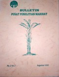 BULETIN PUSAT PENELITIAN MARIHAT VOL. 2 (3), AGUSTUS 1983