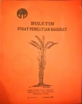BULETIN PUSAT PENELITIAN MARIHAT. VOL. 3 (4), DESEMBER 1983