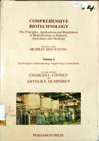 COMPREHENSIVE BIOTECHNOLOGY. THE PRINCIPLES, APPLICATIONS AND REGULATIONS OF BIOTECHNOLOGY IN INDUSTRY, AGRICULTURE AND MADICINE. VOLUME 2