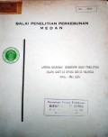 LAPORAN KUNJUNGAN KEBERAPA BALAI PENELITIAN KELAPA SAWIT DI AFRIKA DAN DI MALAYSIA APRIL-MEI 1976