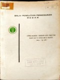 BALAI PENELITIAN PERKEBUNAN MEDAN. LAPORAN KUNJUNGAN KEBEBERAPA BALAI PENELITIAN KELAPA SAWIT DI AFRIKA DAN DI MALAYSIA APRIL - MEI 1976