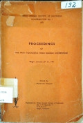 PROCEEDINGS OF THE FIRST INDONESIAN WEED SCIENCE CONFERENCE. BOGOR, JANUARY 29-31, 1971