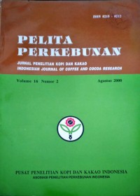 PELITA PERKEBUNAN VOL. 16 (2), AGUSTUS 2000