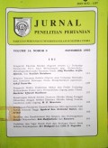 JURNAL PENELITIAN PERTANIAN VOL. 14 (3), NOVEMBER 1995