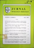 JURNAL PENELITIAN PERTANIAN VOL. 14 (2), JULI 1995