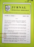 JURNAL PENELITIAN PERTANIAN VOL. 15 (1), MARET 1996