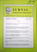 JURNAL PENELITIAN PERTANIAN VOL. 16 (2), JULI 1997