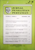 JURNAL PENELITIAN PERTANIAN VOL. 17 (1), JUNI 1998