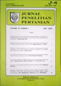 JURNAL PENELITIAN PERTANIAN VOL. 19 (1), JUNI 2000