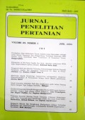 JURNAL PENELITIAN PERTANIAN VOL. 23 (1), JUNI 2004