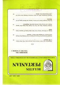 BULETIN PERTANIAN DESEMBER 1994 VOLUME 13 NOMOR 3