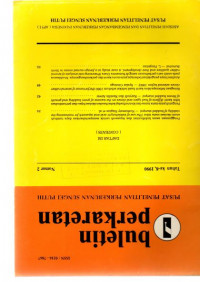 BULETIN PERKARETAN PUSAT PENELITIAN PERKEBUNAN SUNGEI PUTIH TAHUN KE-8,1990 NOMOR 2