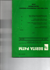 BERITA PUSAT PENELITIAN & PENGEMBANGAN PERKEBUNAN TANJUNG MORAWA. NO. 36, APRIL 1987