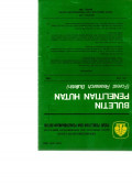 BULETIN PENELITIAN HUTAN (FOREST RESEARCH BULLETIN ) NO.528 1990