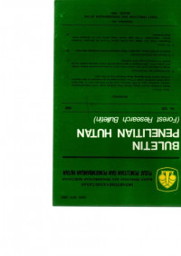 BULETIN PENELITIAN HUTAN ( FOREST RESEARCH BULLETIN ) NO.526 1990