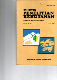 BULETIN PENELITIAN KEHUTANAN