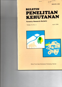 BULETIN PENELITIAN KEHUTANAN