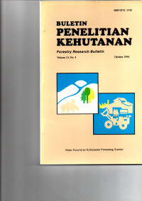 BULETIN PENELITIAN KEHUTANAN