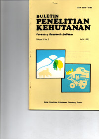 BULETIN PENELITIAN KEHUTANAN